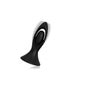 Armony Vibrador Plug Anal Silicone Preto 1 Unidade