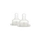 Tetina de silicone boca larga newborn do Dr. Brown 2uds