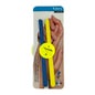Vitry limes manicure madeira 17cm cor azul 6uds