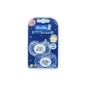 Dodie Pacifier 2ª Idade Duo Night Silicone sem anel Nø36, cor aleatória