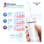 AquaPik Mini Irrigador Bucal Portátil Tanque Retráctil Usb 1ud