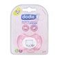 Dodie Birth Anatomic Pacifier Rapariga de silicone 02meses