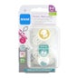 Mam Pacifier Perfeito 0-2 meses de lote de silicone de 2