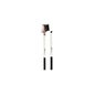 White Eyebrow Brush Duo