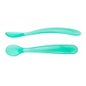 Chicco Cuchara Infantil Silicona Easy Training Azul +6m 2u