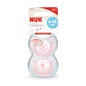 Nuk Baby Rose chupeta tetina de silicone sem anilha 2uds