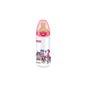 Nuk bebê garrafa viagem primeira escolha látex boca boca larga tamanho 1 buraco m 300 ml