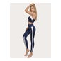 Anaissa Bikram Legging Deportivo Navy Blanco S 1ud