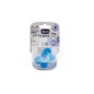 Chicco ™ silicone chupeta conforto anatômico 4 M + azul