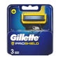 Lâminas de lâmina de barbear de substituição da Gillette Proshield 3pcs