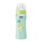 Chicco Biberon Pp T Silicone Fluxo Rápido Azul 4m + 330ml