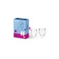 Kit de Copo Menstrual Transparente e Satisfatório 15+20ml