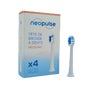 Neopulse Cabeça de escova elétrica Neosonic White Ultra-Soft 4 unidades