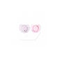 Chicco ™ chupeta de borracha anatômica 0m + rosa 2uds
