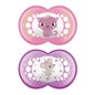 Mam Baby Pacifier Silicone Original Rosa +16M 2uds