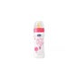 Mingau de borracha 4M cor-de-rosa da garrafa do bebê de Chicco 330ml 1ud