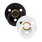 BIBS Pack Chupeta Colour Látex Preto Branco Tamanho 2 2 unid.