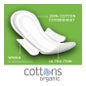 Cottons compressa ultrafina com asas de absorção regular 14uds