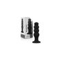 Black&Silver Scott Anal Plug Premium Silicone Black 1 Unidade