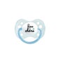 Dodie Pacifier Mensagem de Silicone da 1ª Idade com Anel