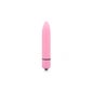 Brilhante Vibrador Fino Cor-de-Rosa Intensa