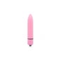 Brilhante Vibrador Fino Cor-de-Rosa Intensa