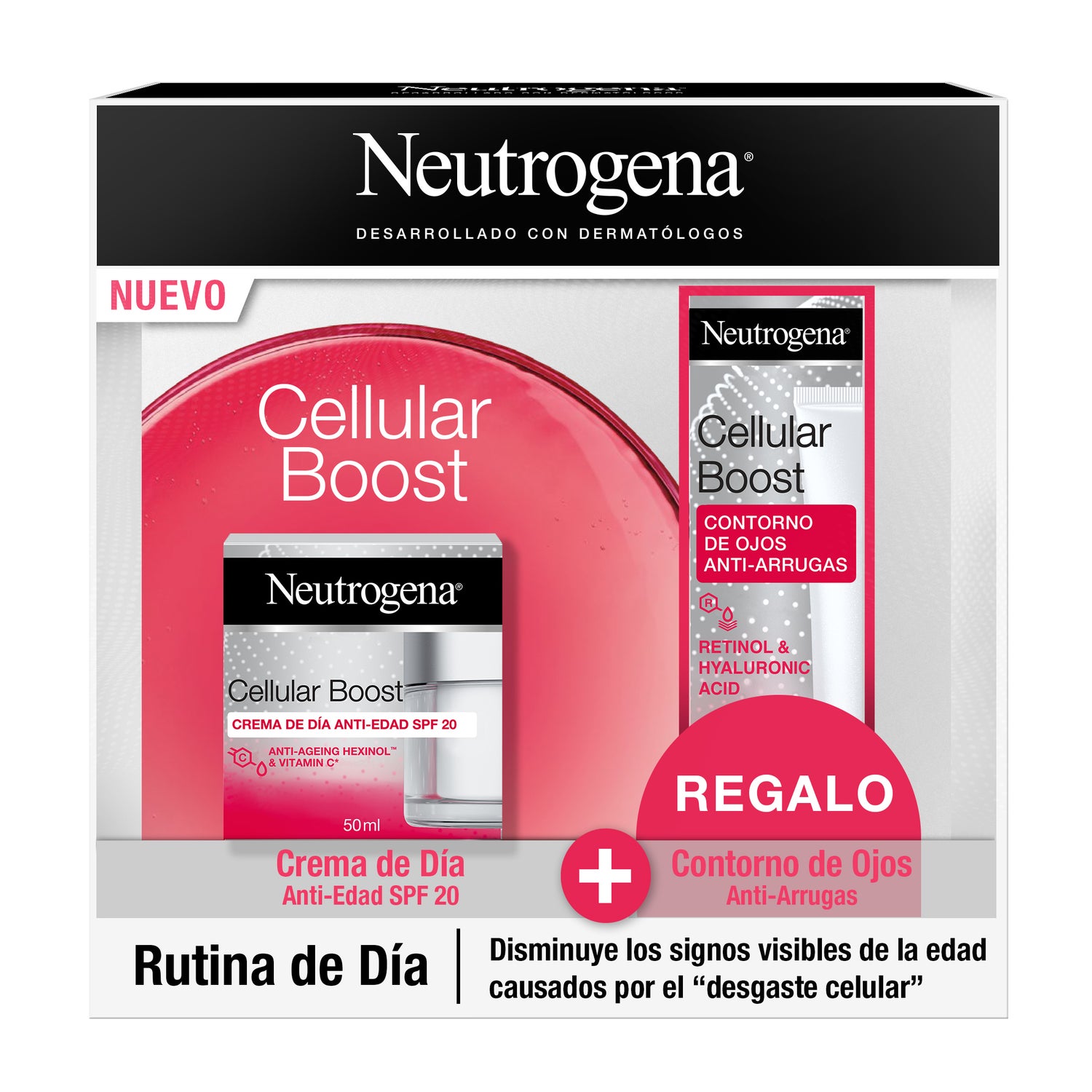 Neutrogena Cellular Boost Anti-edad Rutina de día Neutrogena®, (Código PF )